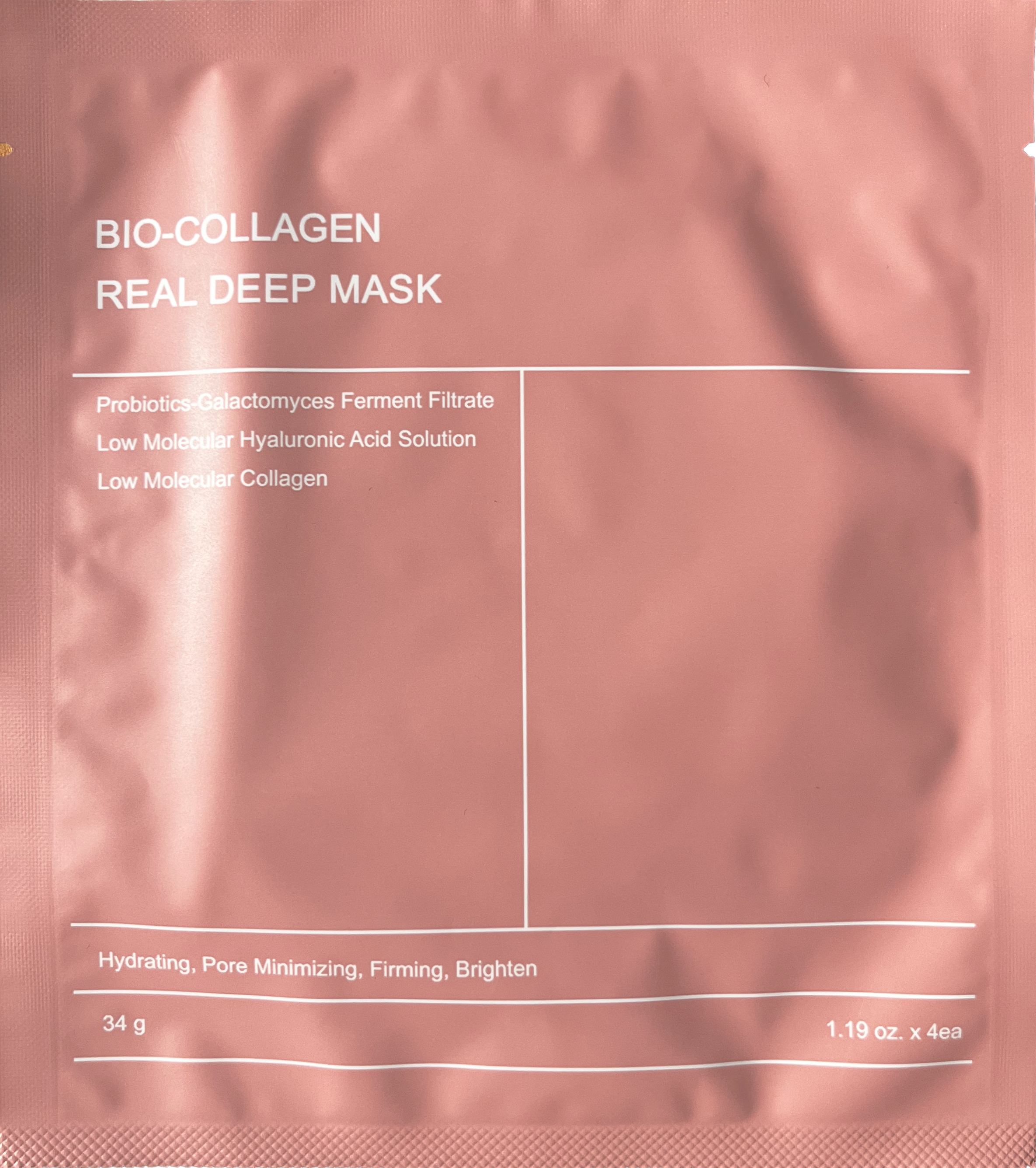 Masque blanc dans un sac rose