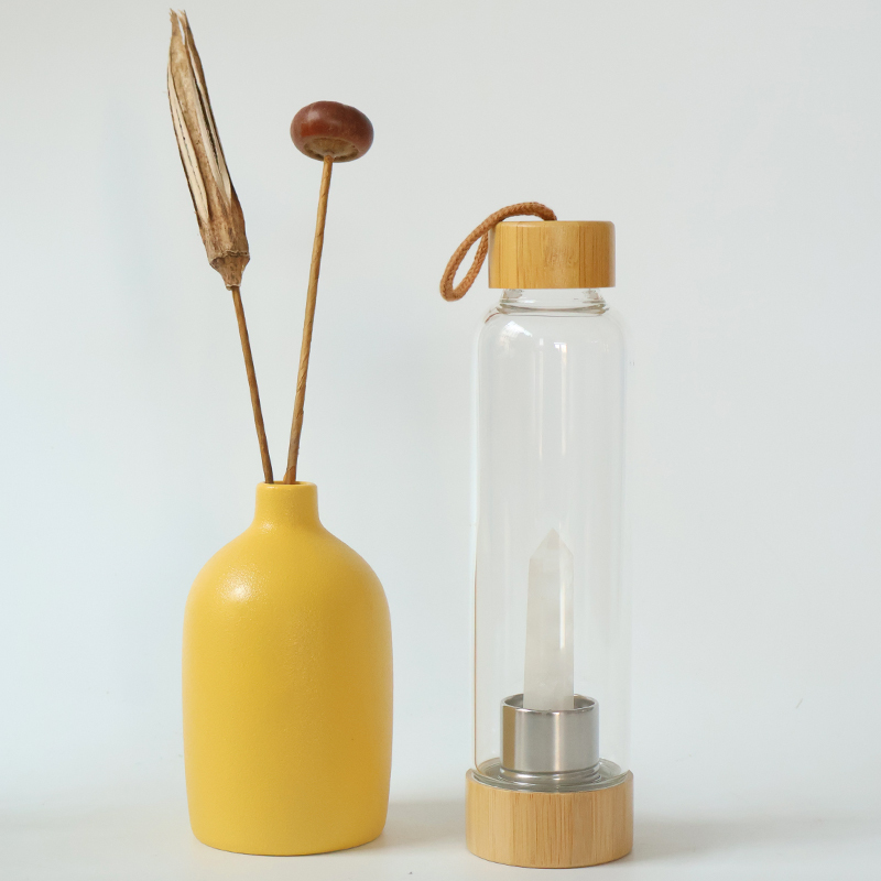 Cristal blanc en bambou