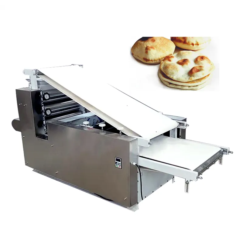 NEWEEK Máy Làm Bánh Mì Pita Ả Rập Bơ Cải Bó Xôi Một Pha 110V 220V Máy Làm Chapati Tự Động