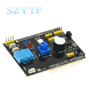 9 in 1 <strong>Sensor</strong> Board Multifunction Expansion Board DHT11 LM35 Temperature Humidity for <strong>Arduino</strong> <strong>UNO</strong> RGB LED <strong>IR</strong> Receiver Buzzer - Product Image 2