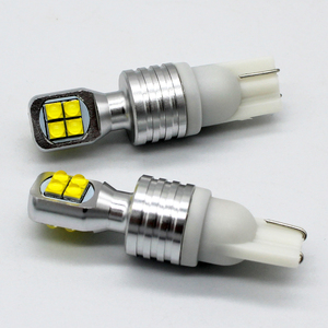 หลอดไฟ LED ทรงลิ่มสำหรับ BAY9S BA9S T15 W5W T10หลอดไฟ LED ทรงโดมอ่านหนังสือรถยนต์ไฟด้านข้างเป็นเครื่องหมายไฟที่จอดรถไฟ DC 12V
