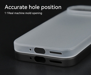 Piksel 9 Pro XL için kaynak fabrika durumda hiçbir sararma buzlu mat arka kapak Google piksel 9 Pro Slim Case için - Product Image 5