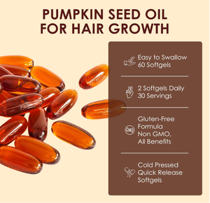 Oem Private Label Voedingspompoenpitolie Softgels <span class=keywords><strong>Capsule</strong></span> Supplement Draagt Bij Aan De Gezondheid Van De Hersenen Van De Haarhuid - Product Image 2