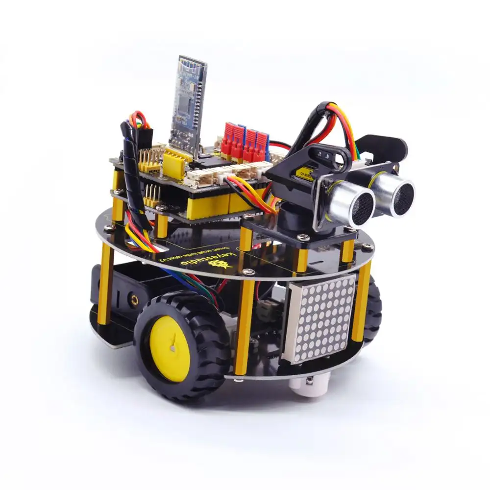 Keyestudio умная маленькая черепаха робот V3.0 BT автомобильный комплект для Arduino обучающий программирующий робот