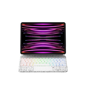 <strong>Custom</strong> PU Leather Case Digital Keypad Backlit Wireless Magic <strong>Keyboard</strong> for iPad Pro 11 Inch - Product Image 3
