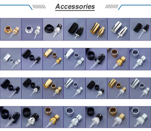 Sang Trọng Biểu Tượng Tùy Chỉnh 30Ml 50Ml 100Ml Thủy Tinh Phun Nước Mỹ Chai Trong Suốt/Màu Đen/Màu Sắc Refillable Sương <span class=keywords><strong>Atomizer</strong></span> Với Hộp - Product Image 3