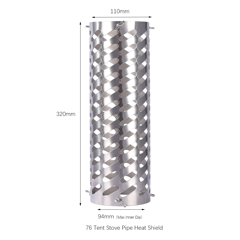 76 Tent Stove Pipe Heat Shield