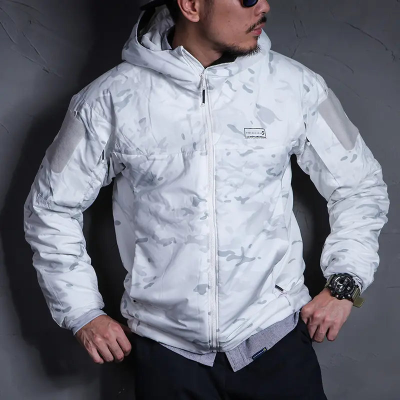 Emersongear 2022 nuevo Material chaqueta táctica impermeable ligero para hombre chaquetas de invierno chaquetas al aire libre para hombres con estilo