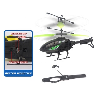 El sensörü ile yeni uçan helikopter ve çocuklar için uzaktan kumanda oyuncak uçak izle piller içerir - Product Image 2