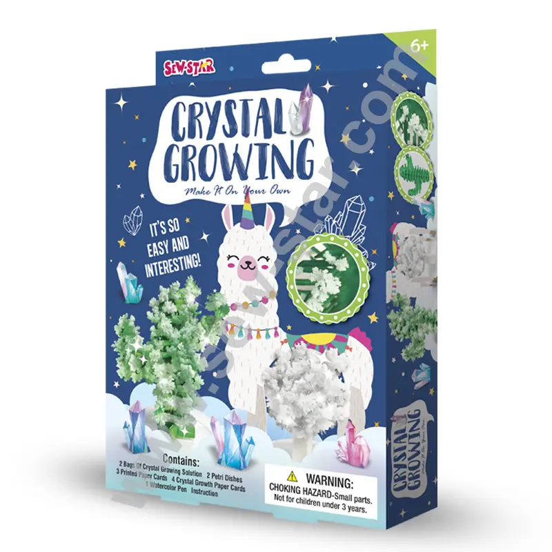 educational crystal growing magical experiment kit for kids growing tree