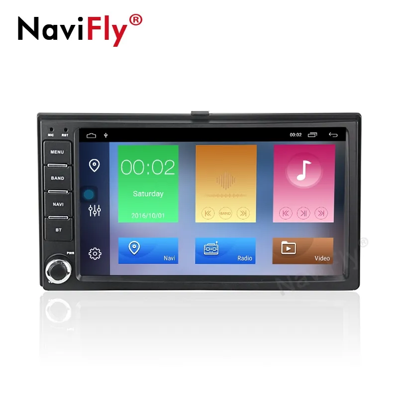 NaviFly 7 "188G Android 9 reproductor de DVD del coche de Audio y Video para Kia Cerato Sportage Ceed Sorento con 1 + 1 + 16G GPS de navegación del coche