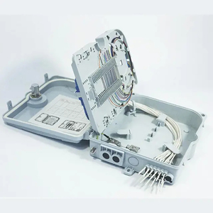 Caja de distribución de panel Solución de red OEM FTTH Parche de fibra óptica de 12 puertos para exteriores Ensamblaje de cable de caída Scapc - Product Image 1