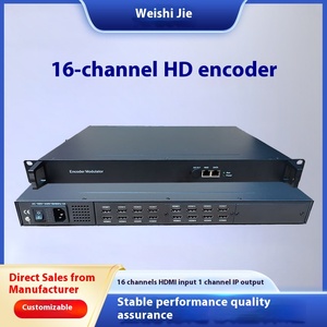 8-Way HD Encoder per Live Audio Video Streaming H264 H265 RTSP UDP RTMP per IPTV sistema TV trasmissione in diretta - Product Image 3