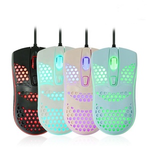 Cavo cablato Gaming 7 respirazione LED retro luce ottica Mouse USB Computer svuotato Mouse Laptop Desktop 4D PC uso domestico ufficio - Product Image 2