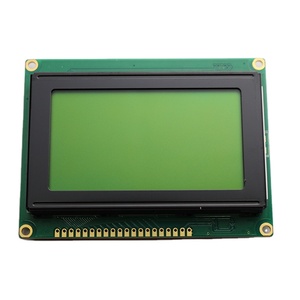LCD-Modul 128x64 LCM-Anzeige (blau/grau/gelb-grün) STN positiv, grau, trans flektiver COB - Product Image 1