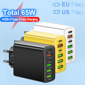 ที่ชาร์จเร็ว3.1A 15W สำหรับ4Usb QC3.0 PD ที่ชาร์จติดผนังแบบเร็วพอร์ต5พอร์ตประเภท C USB ที่ชาร์จเร็วสำหรับ iPhone/Huawei/sumsang - Product Image 3