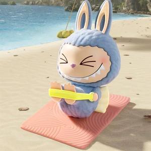 Popmart bong bóng Mart Những Con Quái Vật lười biếng Yoga loạt hộp mù labubu làm bằng tay - Product Image 4