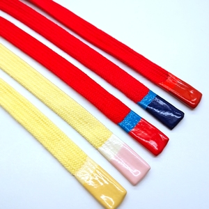 Cordón impreso personalizado Sudadera con capucha Cordones con puntas de silicona - Product Image 2