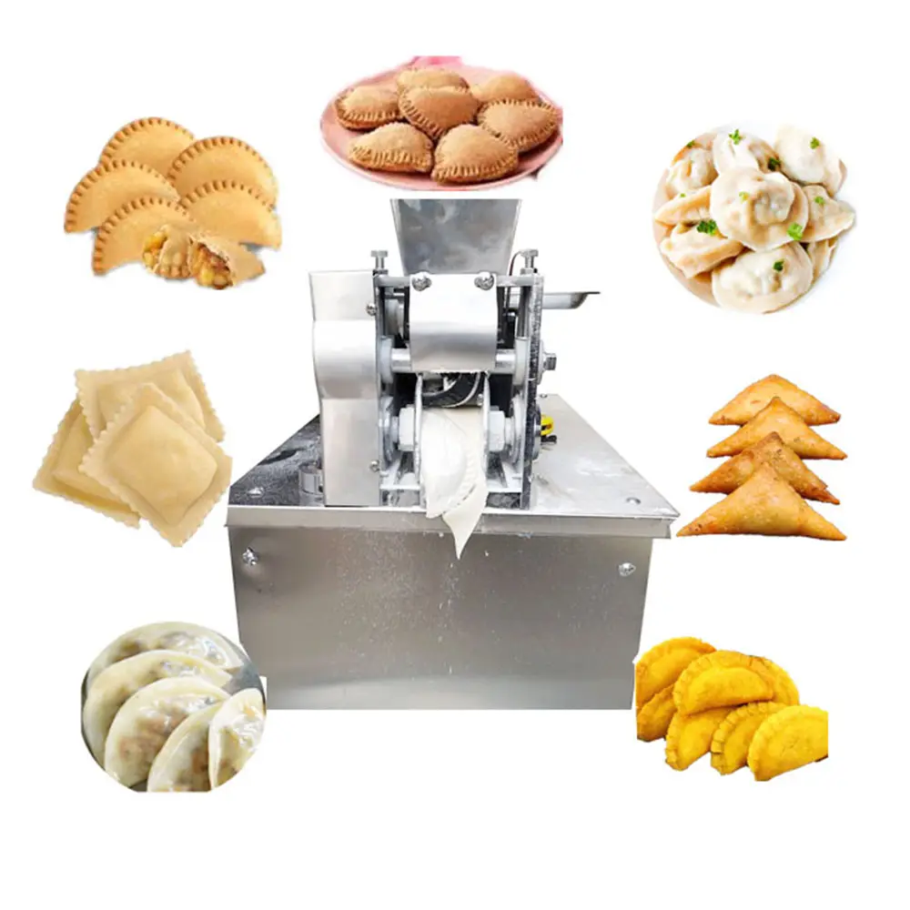 Máquina comercial de fazer rolos de carne pequena grande Ravioli Empanada Samosa primavera profissional fabricante de Samosa Itália