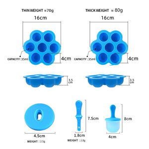 แม่พิมพ์ไอศกรีมแท่งซิลิโคนเกรดอาหารแบบ DIY 7หลุมแบบกำหนดเอง2025ใหม่ - Product Image 6