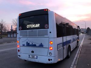 Di Colore rosso da corsa Messaggio di Testo Display A LED con il Bus - Product Image 3