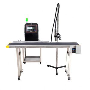 Stampante a getto d'inchiostro Cij continua stampante industriale datario codice Qr stampa codificatrice automatica per cavo bottiglia - Product Image 3