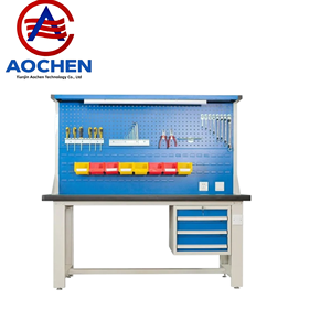AOCHEN Factory Heavy Duty 10ft Esd Workshop Tool Lab Steel Phone <strong>Computer</strong> Repair Laboratory <strong>Assembly</strong> Line Aluminum Workbench - Product Image 5