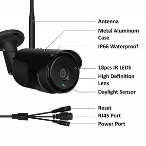 2.0MP เครือข่าย1080จุด Wifi P2P กล้อง IP Wi-Fi กลางแจ้งกันน้ำ HD วิดีโอเฝ้าระวังกล้องรักษาความปลอดภัยในตัวช่องเสียบการ์ด SD - Product Image 3