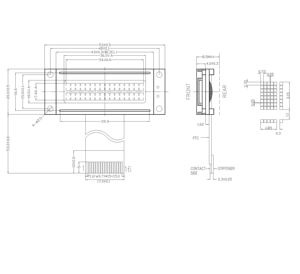 1602 LCD 2x16 Rohs 16x2 LCD-Anzeige modul 8-Bit-LCD-Modul-Anzeige Lcd1602 Blauer Bildschirm mit Hintergrund beleuchtung - Product Image 1