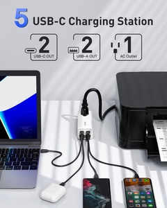 LDNIO SU1441 65W Hoch leistungs unterstützung PD QC4.0 + QC 3.0 PPS/AFC/FCP/SCP Multi 2 USB-C 2 USB-A 4 Port mit US Socket 65W Schnell ladegerät - Product Image 3