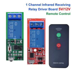 IR 1-Kanal-Infrarotempfänger Antriebs schalter Relais Treiber modul platine 5V / 12V Aktive Fernbedienung