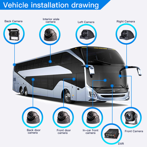 CCENTEN personalizado móvil MDVR 8 canales Cctv coche Mdvrr Disco Duro MDVR HiSilicon procesador 4G monitoreo remoto para vehículos - Product Image 2