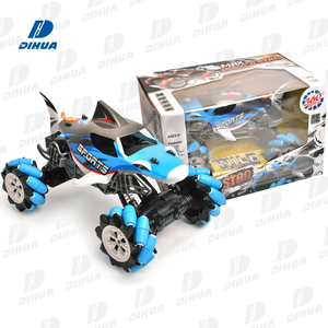 2.4GHz cá mập phun xe cử chỉ cảm biến RC diễn viên đóng thế xe với ánh sáng âm nhạc chế độ kép điều khiển từ xa omni-directional ổ đĩa - Product Image 1