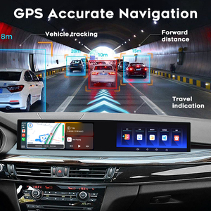 21 "אנדרואיד מסך כפול 10 רדיו רכב עם gps 360 יחידת ראש קרפצי עבור bmw x5 e70 2014-2017 - Product Image 5