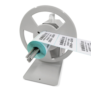 Impresora de etiquetas BSC rebobinadora X6S rebobinadora de etiquetas de código de barras máquina rebobinadora de etiquetas de núcleo ajustable bobinadora sin núcleo