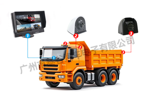 9 Inch Car Monitor Full <strong>Display</strong> Screen High-definition Wide View/ 4 Channels/4- Way <strong>Input</strong> Reversing Camera Blind Spot Monitoring - Product Image 5