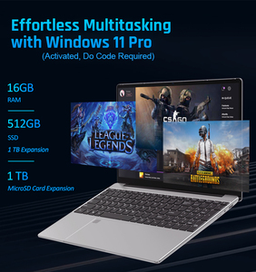 15.6インチの新着コンピューター指紋ロック解除AmdR7 5700U Win11 Octa Core32Gbビジネスオフィスゲーミングデスクトップラップトップ - Product Image 4