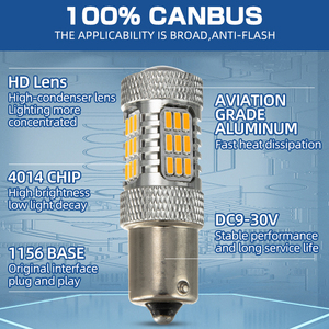 หลอดไฟ Led Bombillo Led 7443 24V Ba15d,หลอดไฟ Led Super Canbus 1156สำหรับไฟเลี้ยวไฟท้ายโรงงานในจีน - Product Image 2
