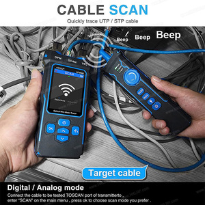 Projektör NF-8508 ağ kablo test cihazı RJ45 LAN Fiber optik metre kablo izleyici - Product Image 2