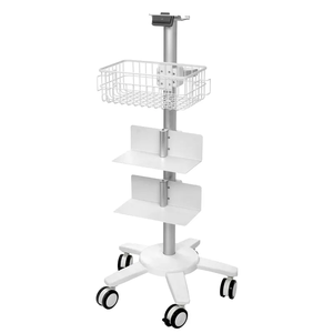 Columna de elevación de clínica de tratamiento de Hospital de diseño moderno, carrito de Monitor de signos vitales, precio de fábrica, carrito de emergencia - Product Image 5
