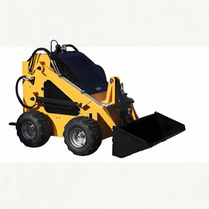 高効率900kgホイール小型小型スキッドステアローダー - Product Image 1