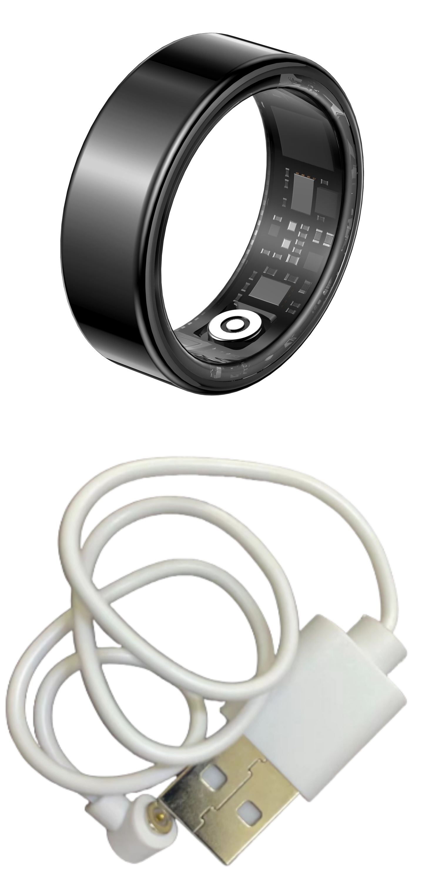 Black+magnetic charging wire