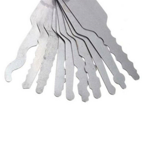 10Pcs חדש נירוסטה Jiggler מפתחות כפול צדדי רכב בפתיחת נעילת פיק מסגר פתיחת תיקון ערכות כלי