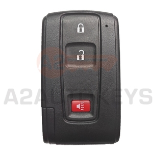 A2AUTOKEYS For TOYOTA Prius 2004-2009 Corolla Verso Camry 312/315 MHZ 3ボタン4D80ビットチップカーリモートスマートオートキー - Product Image 2
