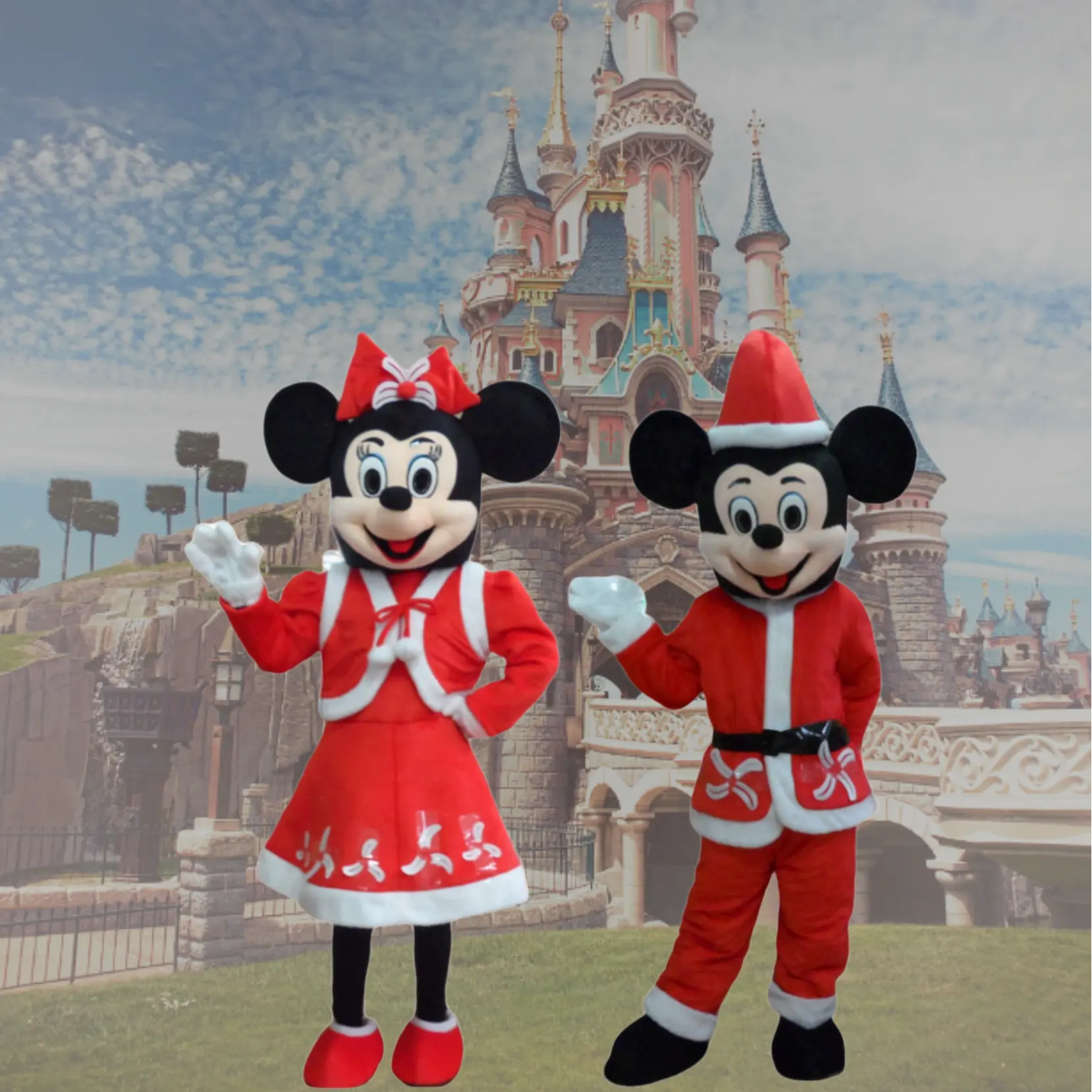 Disfraz de Mascota de boda de Navidad personalizado de alta calidad, disfraz de Mascota de Mickey, Fiesta infantil, entretenimiento, eventos, actuación