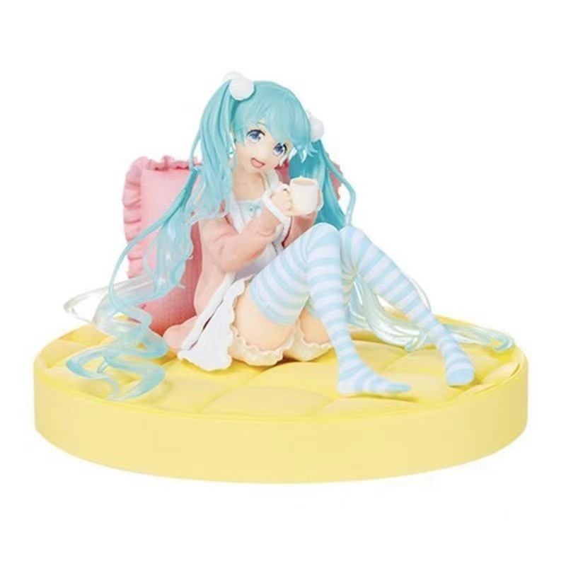 Sitting miku-12 cm tall