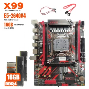 Ruitech X99 เมนบอร์ดชุดXion E5 2640 V4 CPU LGA 2011-3 โปรเซสเซอร์DDR4 16GB (2X8GB) 2133MHz PCเดสก์ท็อปหน่วยความจําRAM - Product Image 1