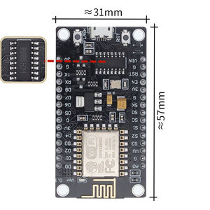 Drahtloses Modul CH340/CP2102 NodeMcu V3 V2 Lua WIFI-Entwicklungs board für das Internet der Dinge ESP8266-ESP-12E mit Leiterplatte antenne - Product Image 4