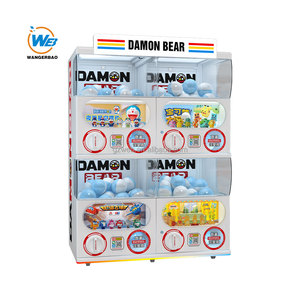 WANGERBAO двухъярусная 4-кабинетная машина Gashapon, мини-металлическая монетница, QR-код, Gacha, капсула, игрушка, производитель, производитель - Product Image 1