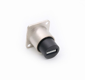 USB 2.0 3.0数据连接器，D型母机箱插座，免焊接USB 2.0 3.0面板安装连接器 - Product Image 4